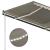 Copertină retractabilă manual cu LED, crem, 350x250 cm GartenMobel Dekor