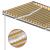 Copertină retractabilă manual cu LED, galben și alb, 350x250 cm GartenMobel Dekor