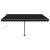 Copertină autonomă retractabilă manual, antracit, 400x300 cm GartenMobel Dekor