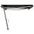 Copertină retractabilă manual cu LED, antracit, 400x300 cm GartenMobel Dekor