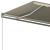 Copertină autonomă retractabilă automat, crem, 400x300 cm GartenMobel Dekor