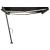 Copertină retractabilă manual cu LED, antracit, 450x300 cm GartenMobel Dekor