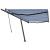 Copertină autonomă retractabilă manual, albastru/alb, 500x300cm GartenMobel Dekor