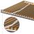 Copertină retractabilă manual cu LED, galben și alb, 500x300 cm GartenMobel Dekor
