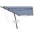 Copertină autonomă retractabilă automat albastru&alb 500x300 cm GartenMobel Dekor