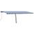 Copertină autonomă retractabilă manual albastru/alb 600x300 cm GartenMobel Dekor