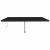 Copertină autonomă retractabilă manual, antracit, 600x300 cm GartenMobel Dekor