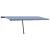 Copertină autonomă retractabilă automat albastru/alb 600x300 cm GartenMobel Dekor