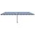 Copertină autonomă retractabilă automat albastru/alb 600x300 cm GartenMobel Dekor