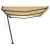 Copertină autonomă retractabilă automat galben&alb 600x300 cm GartenMobel Dekor