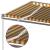 Copertină automată cu senzor vânt & LED, galben&alb, 600x300 cm GartenMobel Dekor