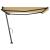 Copertină autonomă retractabilă manual, galben&alb, 400x350 cm GartenMobel Dekor