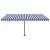 Copertină autonomă retractabilă automat albastru&alb 400x350 cm GartenMobel Dekor
