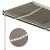 Copertină retractabilă manual cu LED, crem, 450x350 cm GartenMobel Dekor
