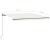 Copertină retractabilă manual cu LED, crem, 450x350 cm GartenMobel Dekor