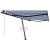 Copertină autonomă retractabilă automat albastru&alb 450x350 cm GartenMobel Dekor