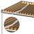 Copertină automată cu LED/senzor vânt, galben&alb, 450x350 cm GartenMobel Dekor