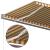 Copertină retractabilă manual cu LED, galben și alb, 500x350 cm GartenMobel Dekor