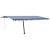 Copertină autonomă retractabilă automat albastru&alb 500x350 cm GartenMobel Dekor