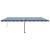 Copertină autonomă retractabilă automat albastru&alb 600x350 cm GartenMobel Dekor