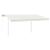 Copertină retractabilă automat, cu stâlpi, crem, 4x3 m GartenMobel Dekor