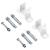 Copertină retractabilă manual, cu LED, galben și alb, 5x3 m GartenMobel Dekor