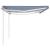 Copertină retractabilă manual cu LED, albastru/alb, 6x3,5 m GartenMobel Dekor