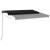 Copertină retractabilă manual cu LED, antracit, 3,5x2,5 m GartenMobel Dekor