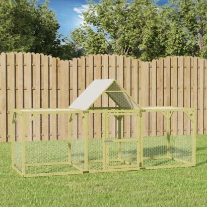Coteț de găini, 300x100x150 cm, lemn masiv de pin impregnat GartenMobel Dekor
