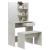 Set măsuță de toaletă, gri beton, 74,5x40x141 cm GartenMobel Dekor