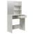 Set măsuță de toaletă, gri beton, 74,5x40x141 cm GartenMobel Dekor