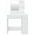 Set măsuță de toaletă, alb, 86,5x35x136 cm GartenMobel Dekor