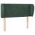 Tăblie de pat cu aripioare verde închis 93x23x78/88 cm catifea GartenMobel Dekor