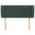 Tăblie de pat cu aripioare verde închis 93x23x78/88 cm catifea GartenMobel Dekor