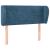 Tăblie pat cu aripioare albastru închis 93x23x78/88 cm textil GartenMobel Dekor