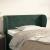 Tăblie de pat cu aripioare verde închis 103x23x78/88 cm catifea GartenMobel Dekor