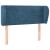 Tăblie pat cu aripioare albastru închis 103x23x78/88 cm catifea GartenMobel Dekor