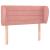 Tăblie de pat cu aripioare roz 103x23x78/88 cm catifea GartenMobel Dekor