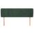 Tăblie de pat cu aripioare verde închis 147x23x78/88 cm catifea GartenMobel Dekor