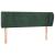 Tăblie de pat cu aripioare verde închis 147x23x78/88 cm catifea GartenMobel Dekor