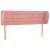 Tăblie de pat cu aripioare roz 147x23x78/88 cm catifea  GartenMobel Dekor