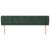 Tăblie de pat cu aripioare verde închis 183x23x78/88 cm catifea GartenMobel Dekor