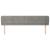 Tăblie de pat cu aripioare gri deschis 203x23x78/88 cm catifea GartenMobel Dekor