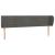 Tăblie de pat cu aripioare gri închis 203x23x78/88 cm catifea GartenMobel Dekor