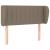 Tăblie de pat cu aripioare gri taupe 83x23x78/88 cm textil GartenMobel Dekor