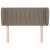 Tăblie de pat cu aripioare gri taupe 103x23x78/88 cm textil GartenMobel Dekor