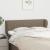 Tăblie de pat cu aripioare gri taupe 147x23x78/88 cm textil GartenMobel Dekor