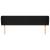 Tăblie de pat cu aripioare negru 163x23x78/88 cm textil GartenMobel Dekor