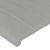 Tăblie de pat cu aripioare gri deschis 183x23x78/88 cm textil GartenMobel Dekor