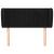Tăblie de pat cu aripioare negru 83x23x78/88 cm catifea GartenMobel Dekor